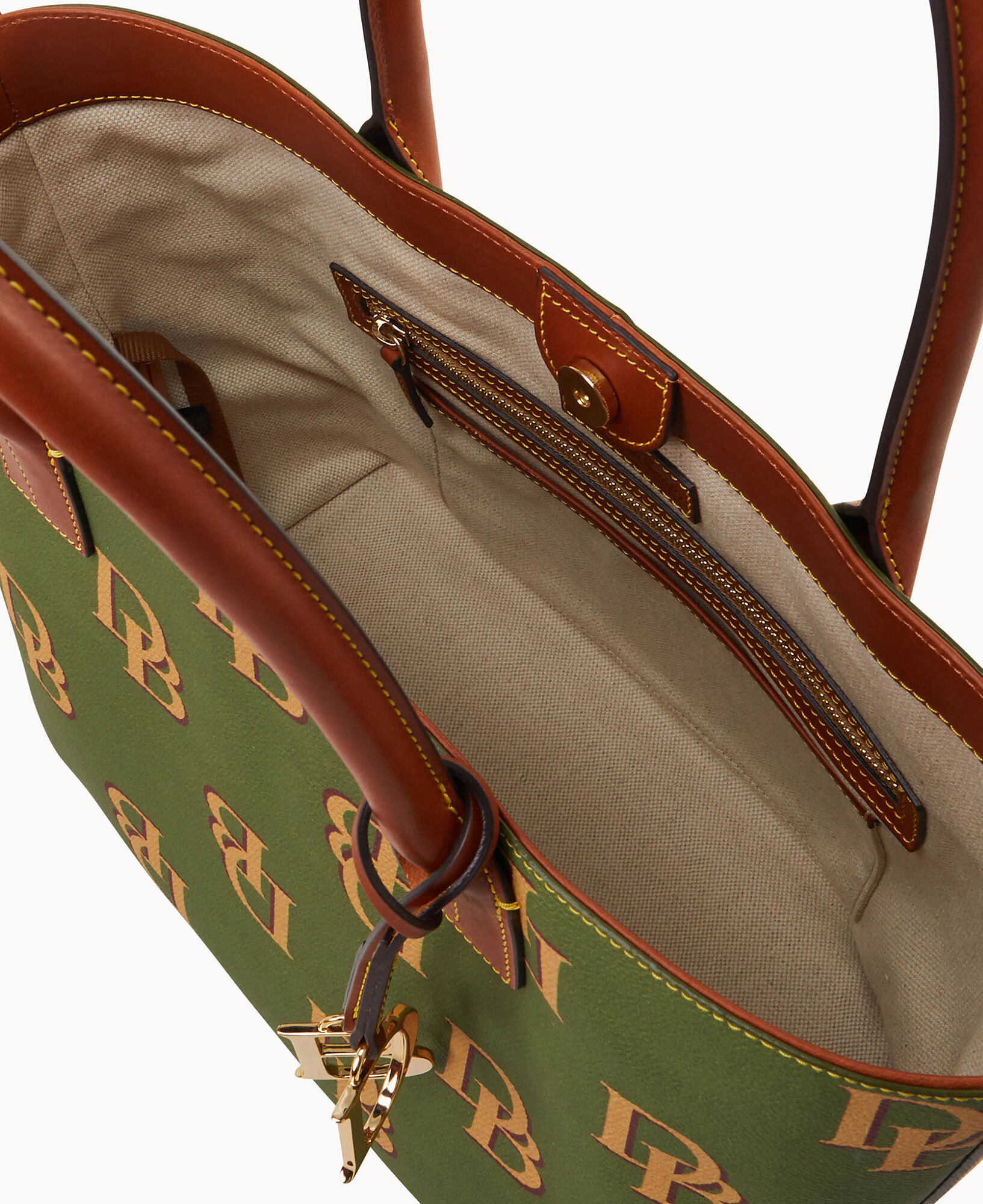 Dooney and bourke monogram tote hot sale