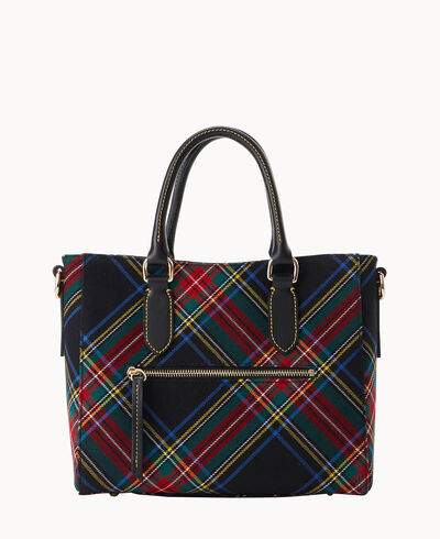 Tartan Top Handle Tote