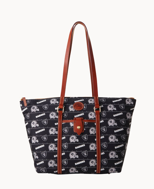 NFL Raiders Large Zip Tote