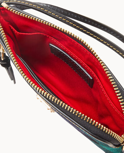 Tartan Zip Around Wristlet
