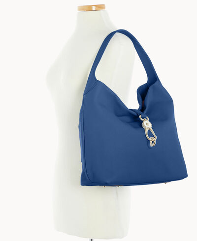Belvedere Logo Lock Shoulder Bag