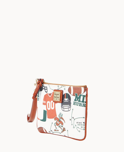 Collegiate University of Miami Stadium Wristlet