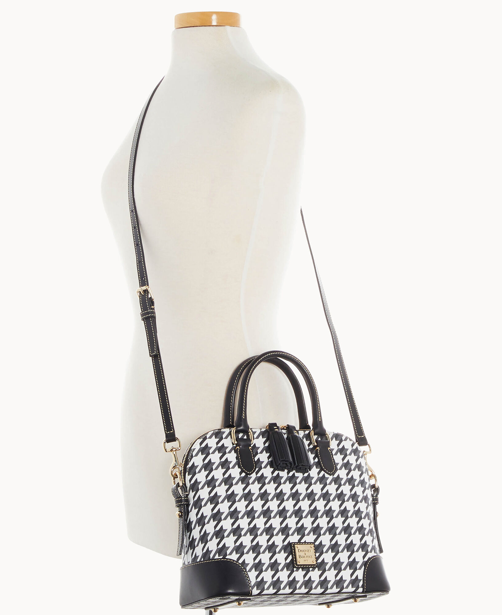 Dooney and bourke houndstooth hotsell