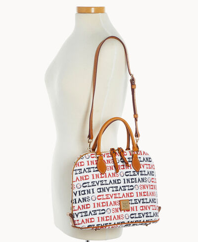 MLB Indians Zip Zip Satchel