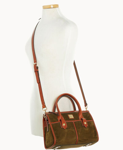 Suede Small Satchel