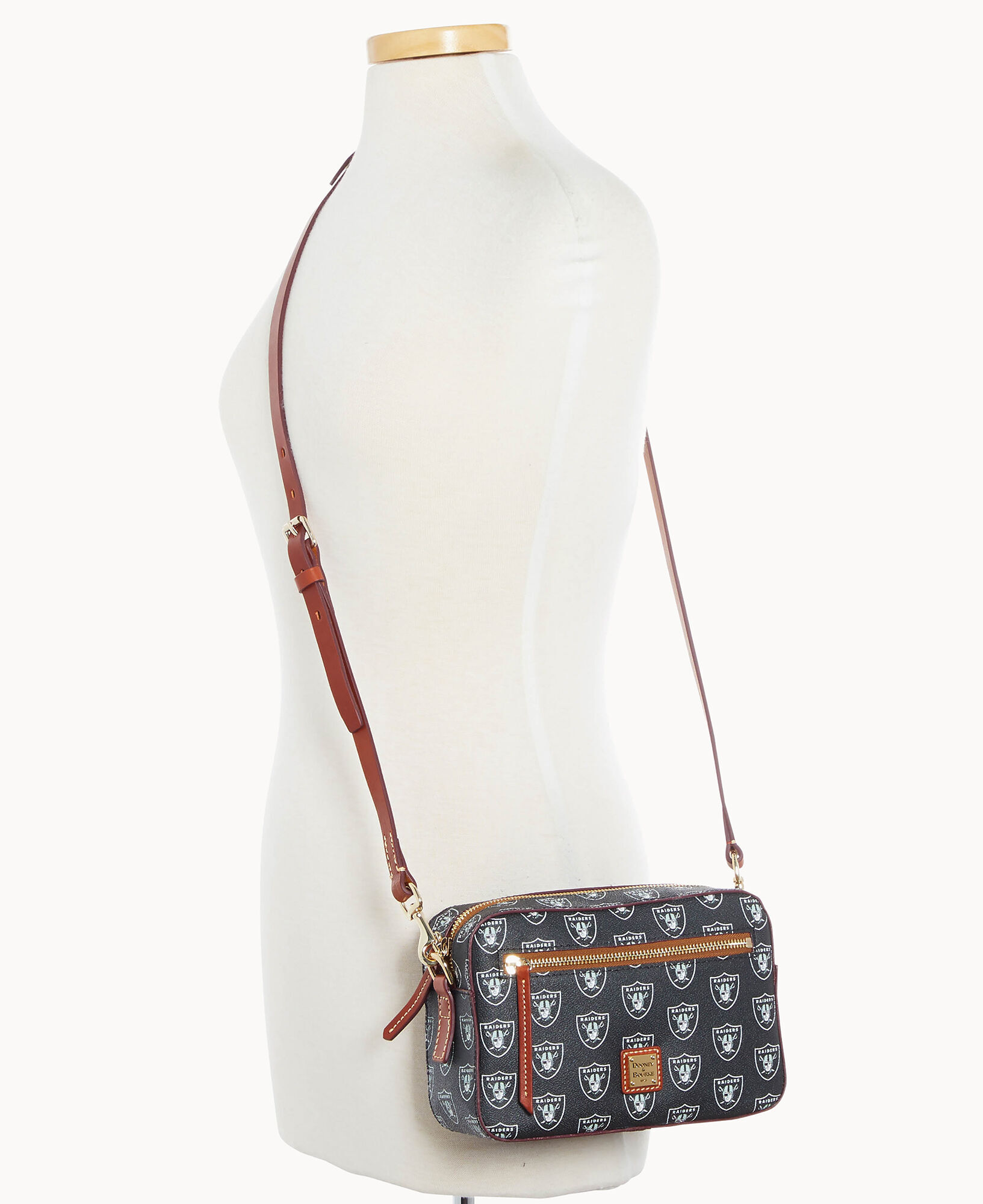 Dooney & Bourke Saffiano Camera Zip Crossbody Shoulder Bag