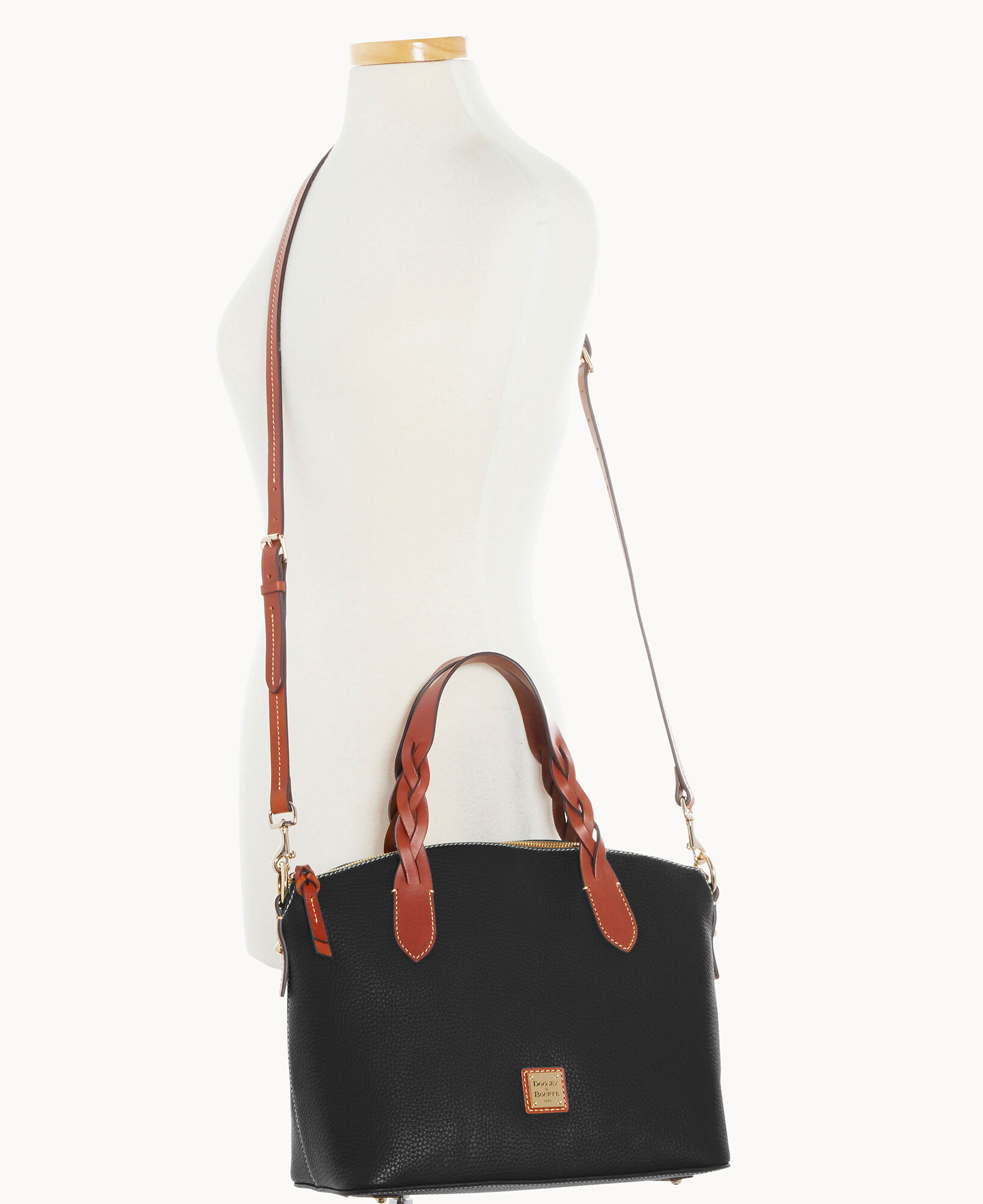 Dooney & bourke pebble grain brielle satchel discount