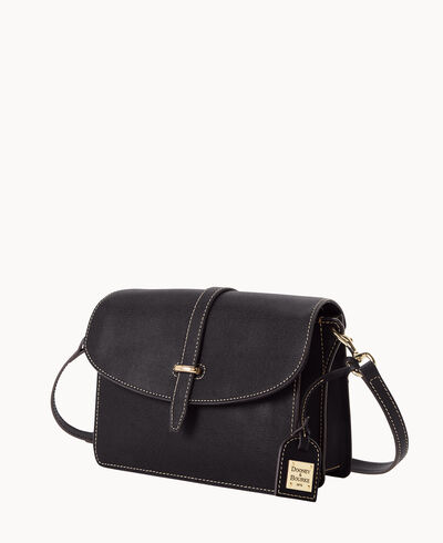 Saffiano Flap Crossbody
