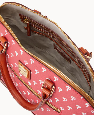 MLB Phillies Domed Zip Satchel