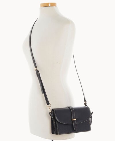 Saffiano Small Flap Crossbody