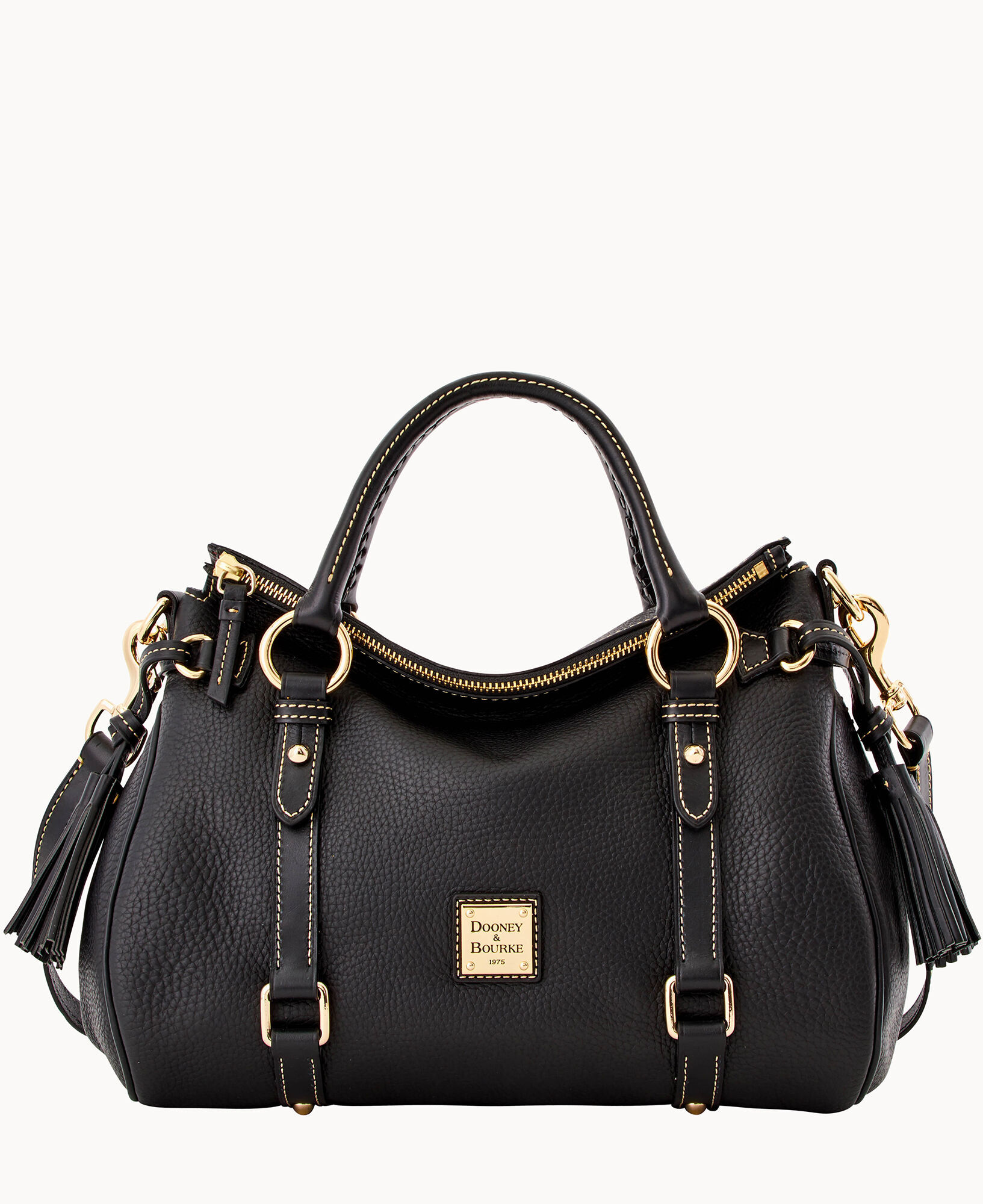 Dooney and bourke pebble grain small satchel clearance