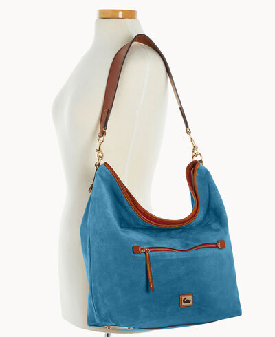 Camden Suede Large Hobo