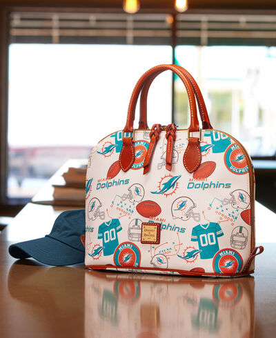 NFL Dolphins Zip Zip Satchel