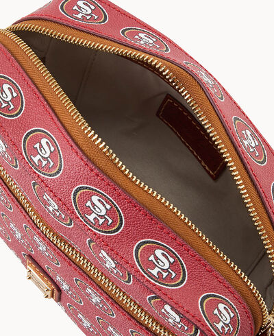 NFL 49ERS Camera Zip Crossbody