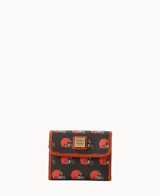 NFL Browns Flap Credit Card Wallet