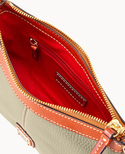 Pebble Grain Crossbody Pouch