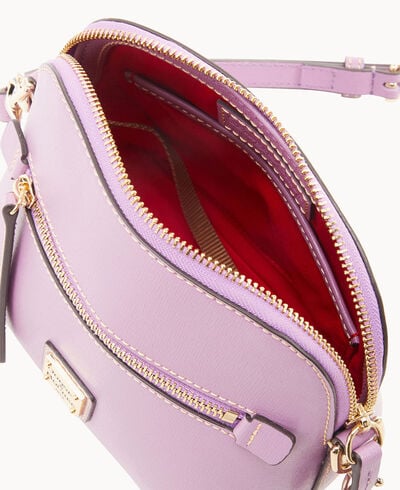 Saffiano Domed Crossbody