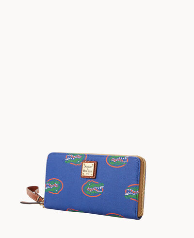 Collegiate University of Florida Large Zip Around Wristlet