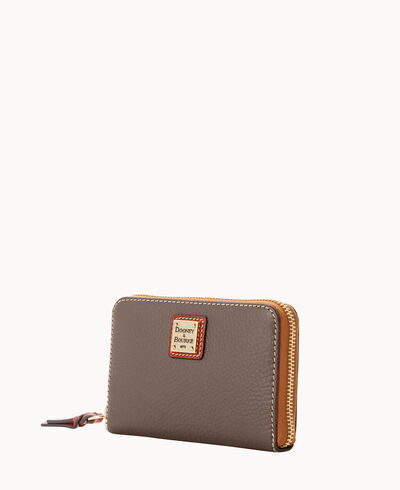 Pebble Grain Medium Zip Around Wallet