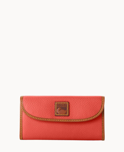 Pebble Grain Continental Clutch