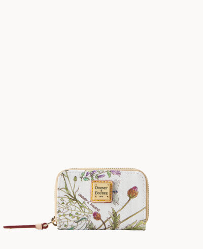 Botanical Collection Zip Around Credit Card Case