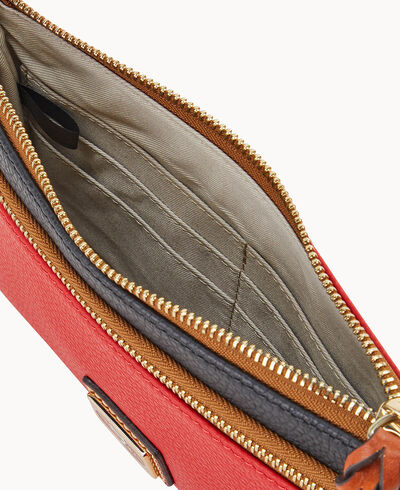 NFL 49ERS Double Zip Wristlet