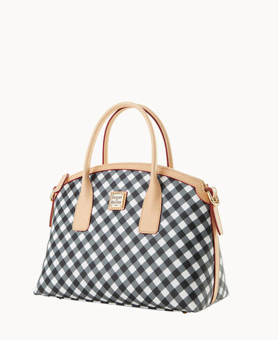 Gingham II Domed Satchel