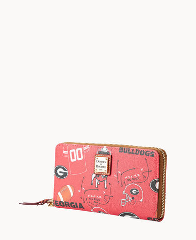 Collegiate University of Georgia Large Zip Around Wristlet