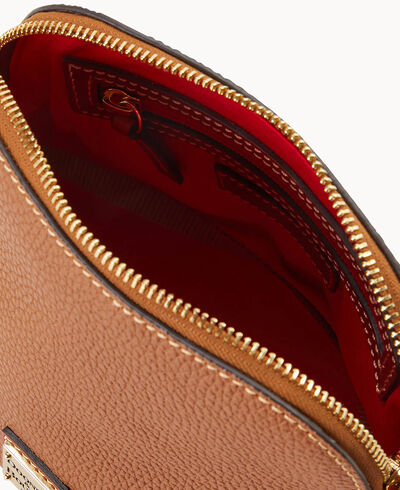 Pebble Grain Domed Crossbody