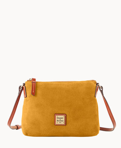 Suede Crossbody Pouchette