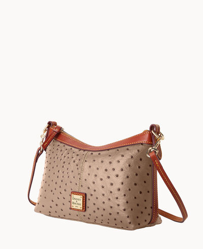 Ostrich Crossbody Pouch