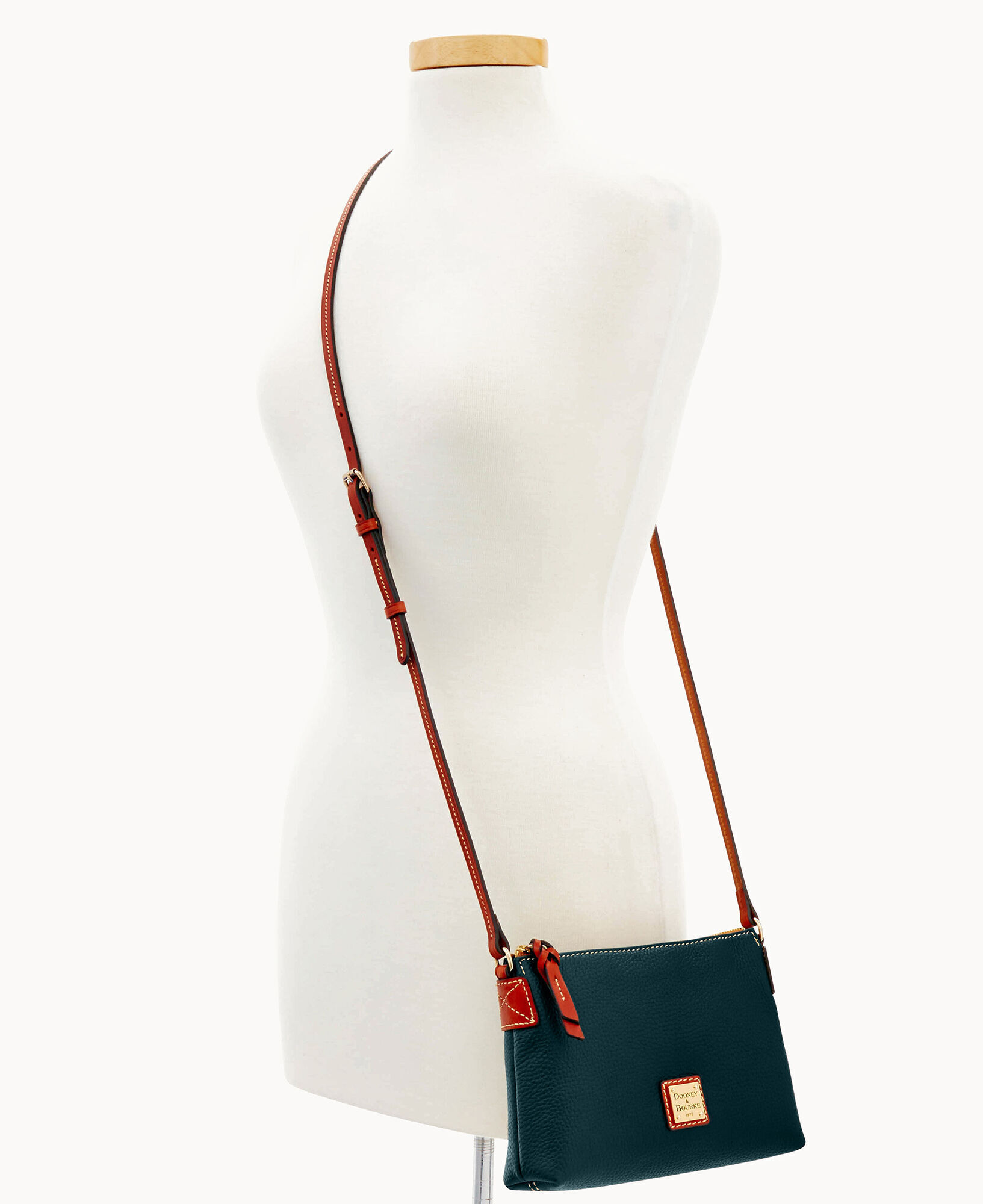 Dooney Bourke Pebble Leather Crossbody Pouchette