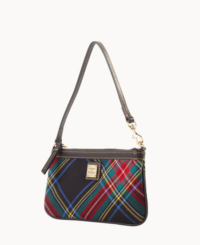 Tartan Large Slim Wristlet