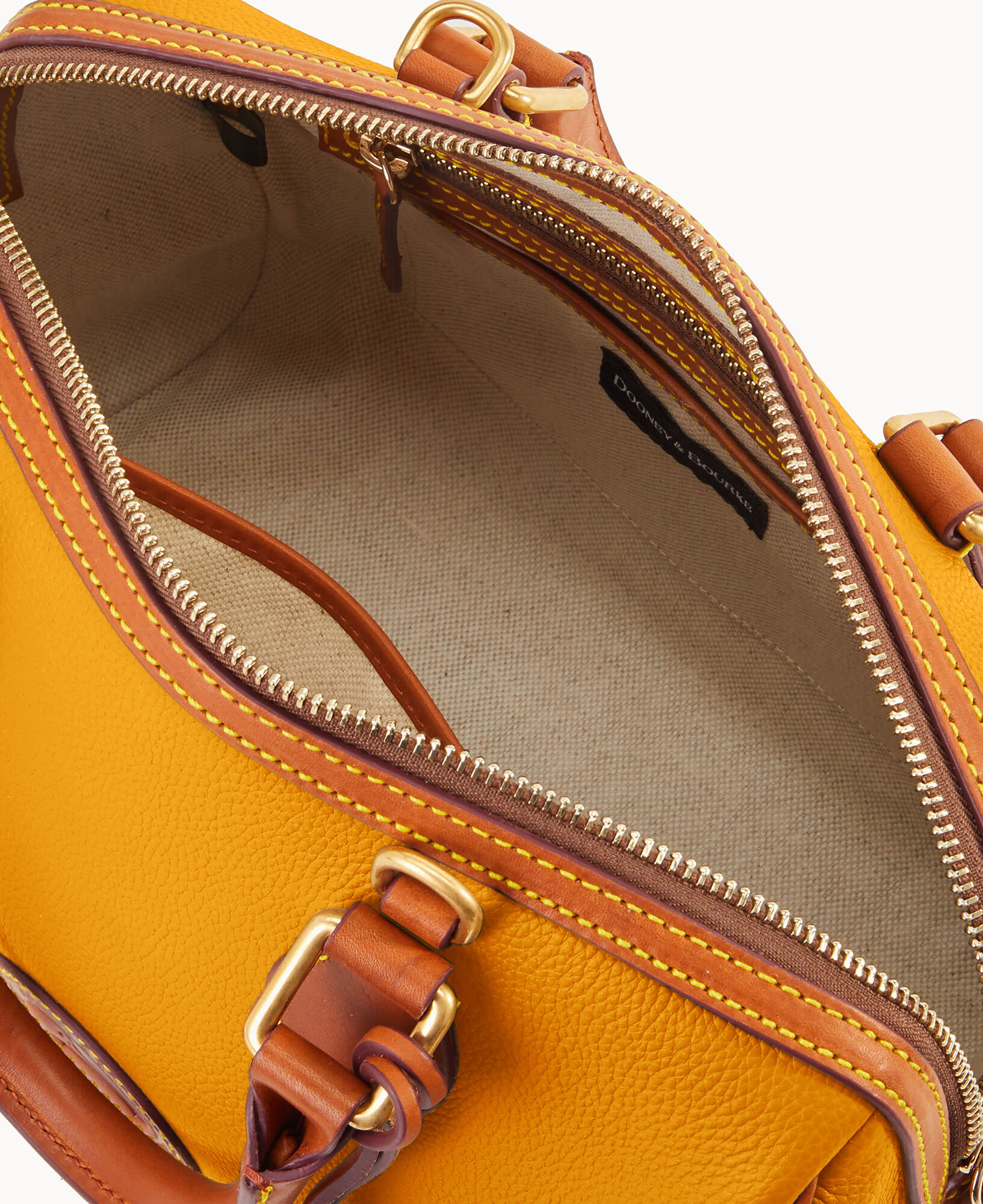 Dooney Bourke All Weather Leather 3.0 Barrel Satchel 28
