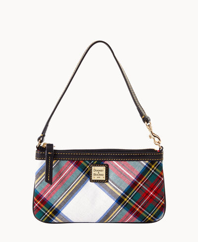 Tartan Large Slim Wristlet