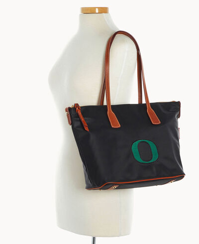 Collegiate Oregon Top Zip Tote