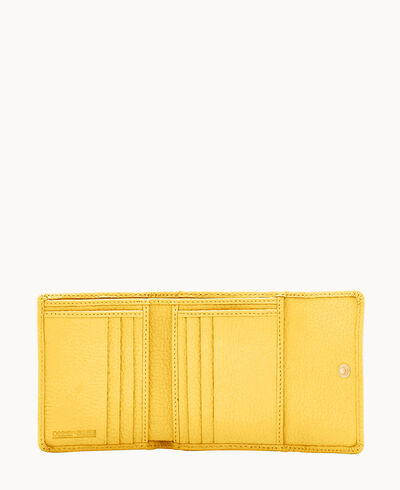 Pebble Grain Small Flap Wallet