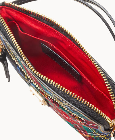 Tartan Zip Around Wristlet