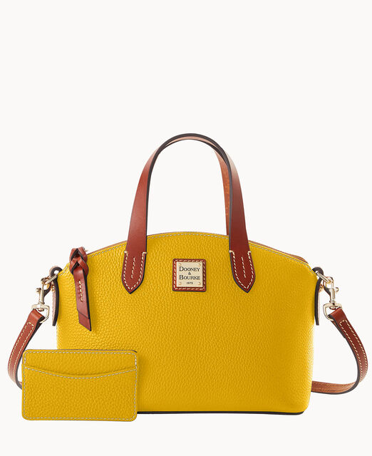Pebble Grain Ruby Bag With Card Case