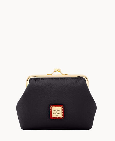 Pebble Grain Large Framed Purse