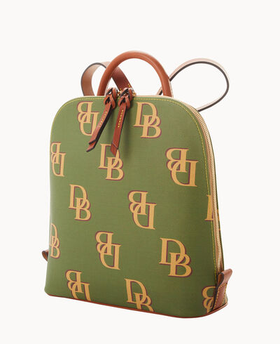 Monogram Zip Pod Backpack