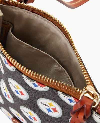 NFL Steelers Small North South Top Zip Crossbody