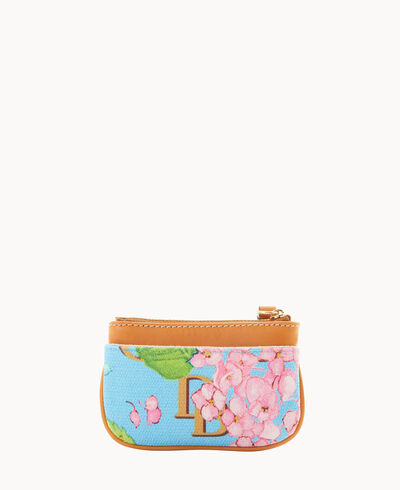 Hydrangea Monogram Small Coin Case