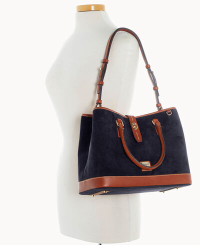 Suede Perry Satchel