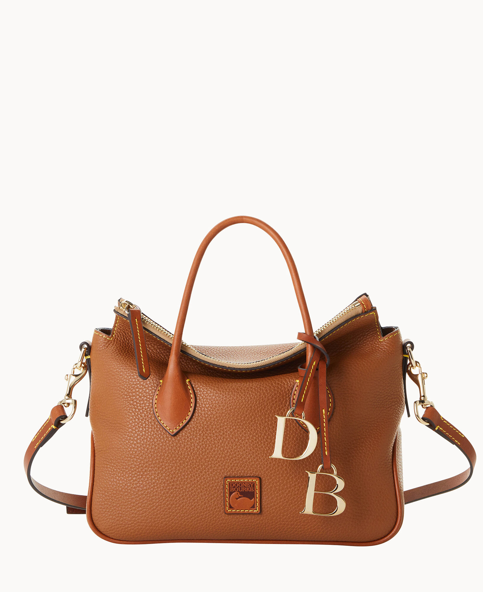 Dooney & Bourke Zip Zip Pebble Leather Satchel