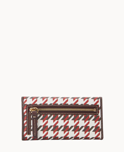 Houndstooth Continental Clutch