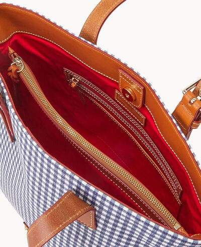 Gingham Emily Tote