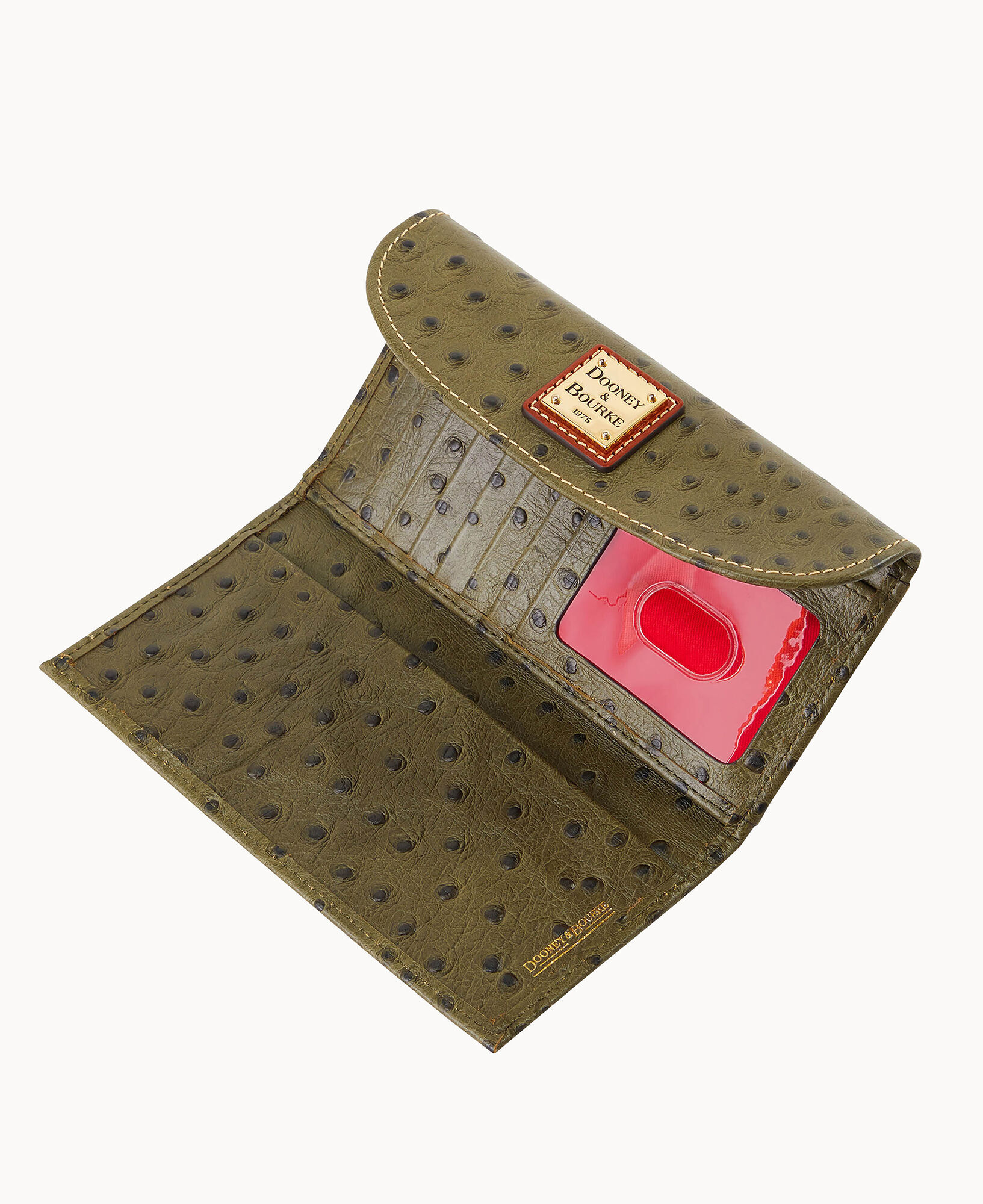 Dooney Bourke Ostrich Continental Clutch