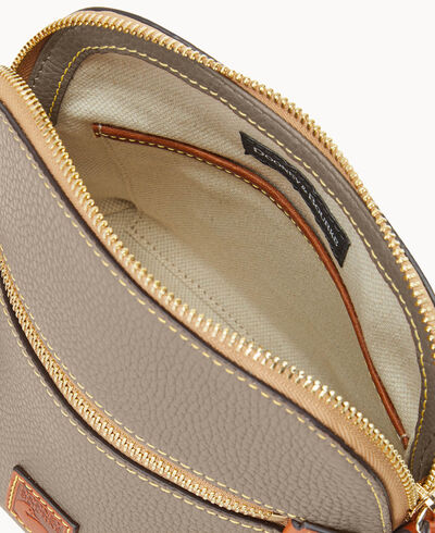 Pebble Grain Domed Crossbody