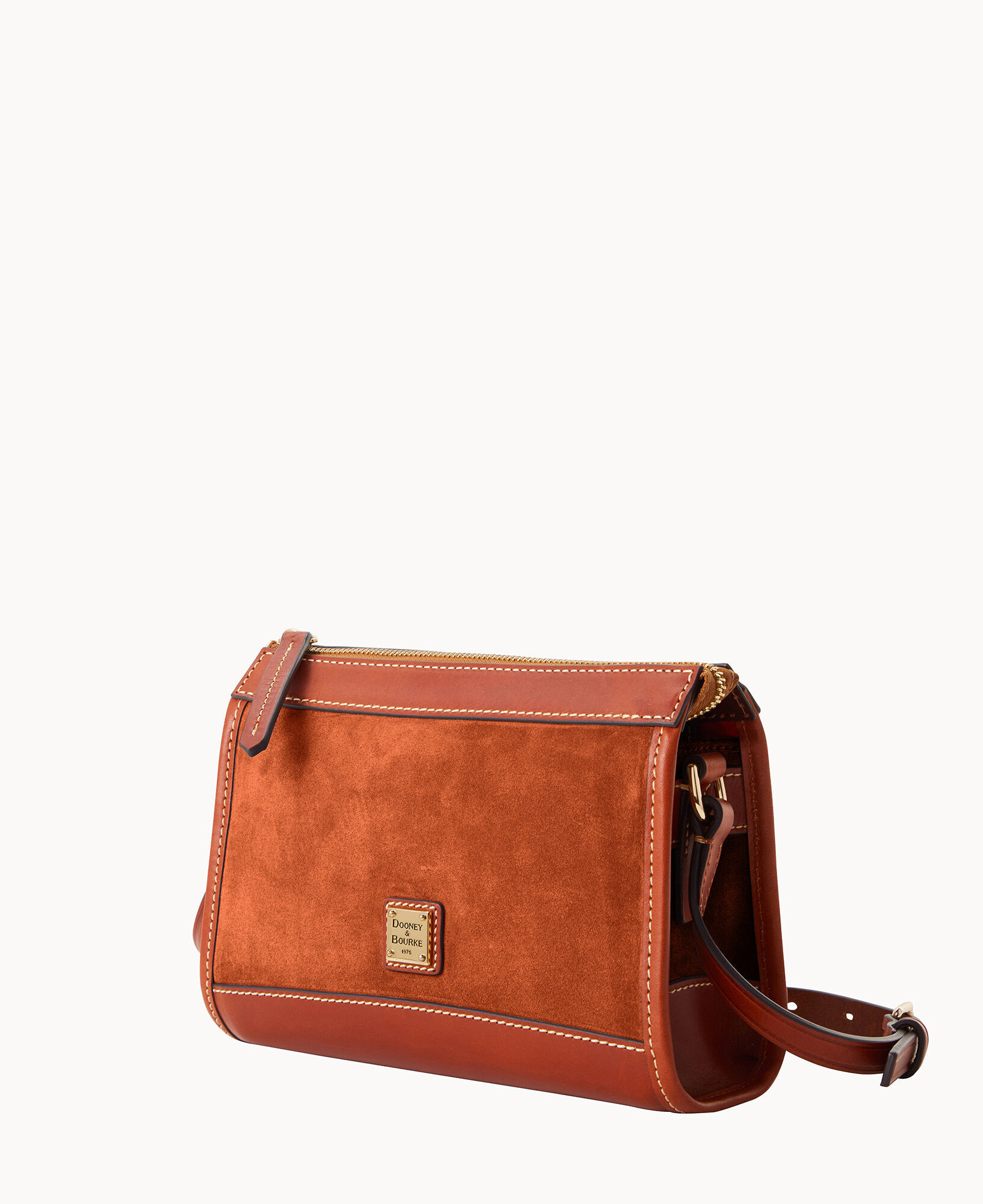 Dooney Bourke Suede Zip Crossbody